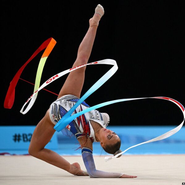 Saffron Severn GB Rhythmic Gymnast. Great Athletes athlete visits